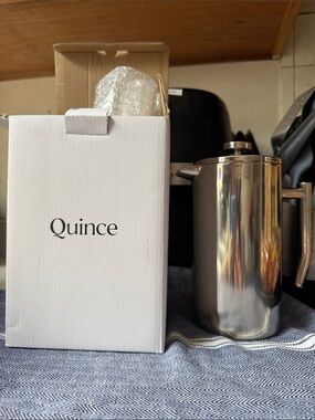 SOLD OUT Quince Stainless Steel French Press, 32oz
